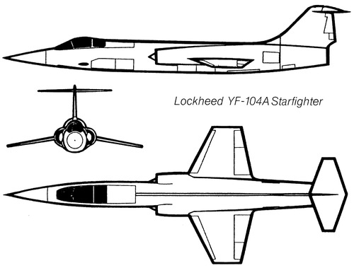 Lockheed YF-104A Starfighter
