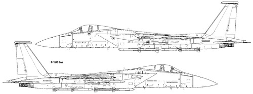 McDonnell-Douglas F-15C Baz IAF