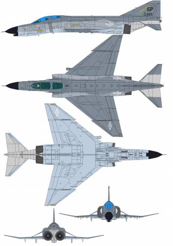 McDonnell Douglas F-4E Phantom II. Wild Weasel