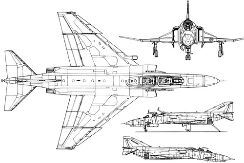 McDonnell Douglas F-4E Super Phantom II IAF Kurnass 2000