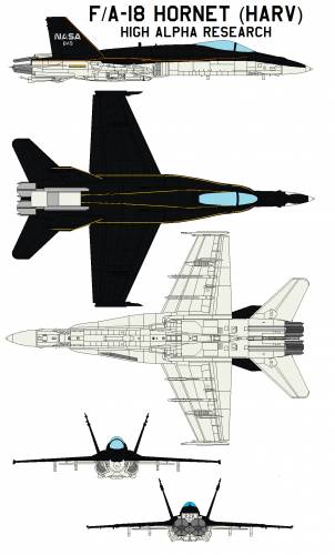 McDonnell Douglas FA-18 Hornet HARV