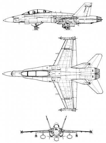 McDonnell F-A-18B Hornet