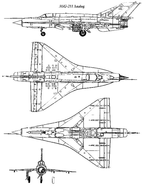 Mikoyan-Gurevich MiG-211 Analog