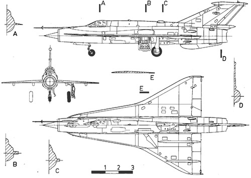 Mikoyan-Gurevich MiG-21-11 Analog A-144