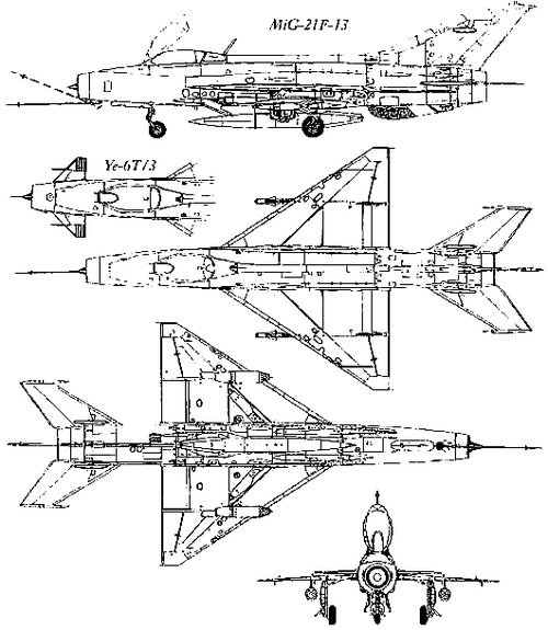 Mikoyan-Gurevich MiG-21F-13 Fishbed C