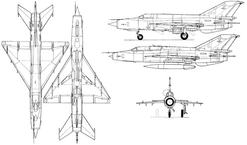 Mikoyan-Gurevich MiG-21F-13 Fishbed C - Mongul