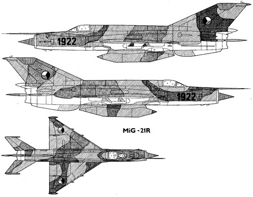Mikoyan-Gurevich MiG-21R Fishbed