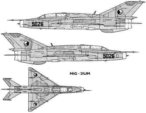 Mikoyan-Gurevich MiG-21UM Mongol B