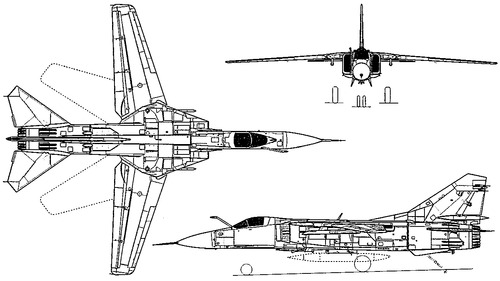 Mikoyan-Gurevich MiG-23A Flogger (1972)