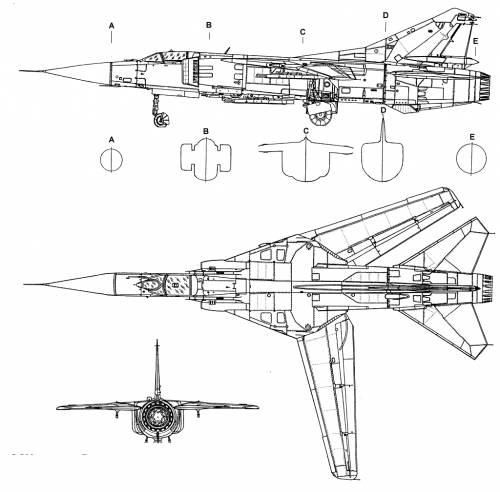 Mikoyan-Gurevich MiG-23C (Flogger)