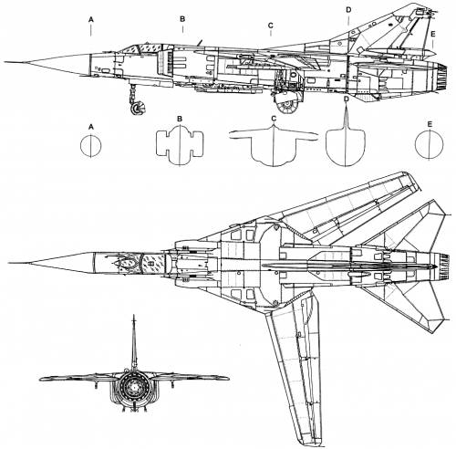 Mikoyan-Gurevich MiG-23C (Flogger)