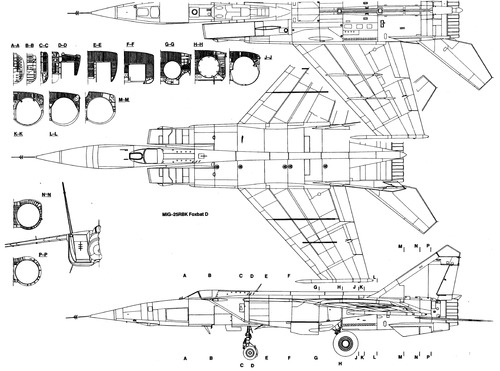 Mikoyan-Gurevich MiG-25RBK Foxbat D