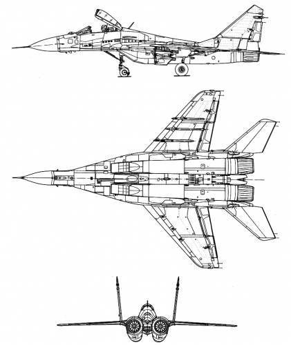 Mikoyan-Gurevich MiG-29 (Fulcrum)