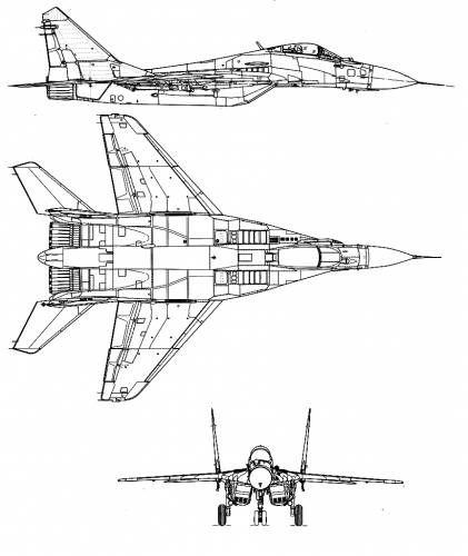 Mikoyan-Gurevich MiG-29 (Fulcrum)