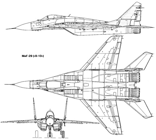 Mikoyan-Gurevich MiG-29 Fulcrum (9-13)
