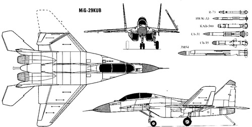 Mikoyan-Gurevich MiG-29KUB Fulcrum