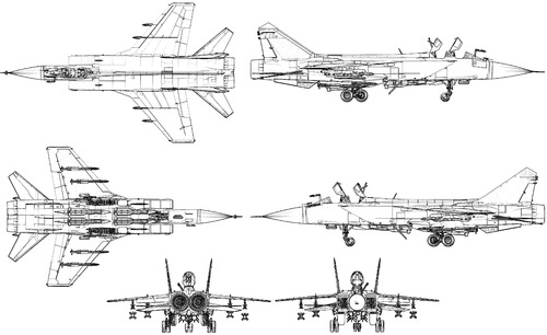 Mikoyan-Gurevich MiG-31 BM Foxhound