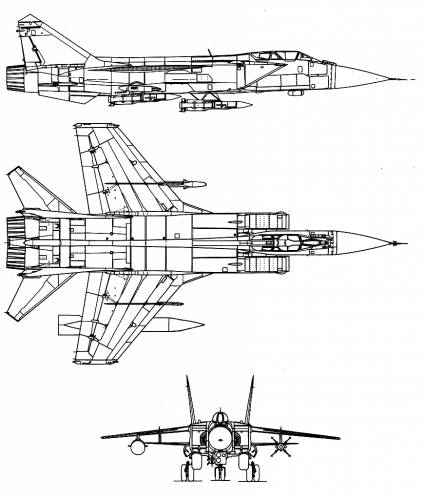 Mikoyan-Gurevich MiG-31 (Foxhound)