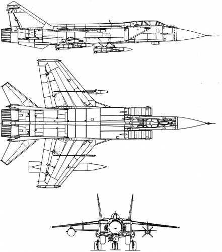 Mikoyan-Gurevich MiG-31 (Foxhound)
