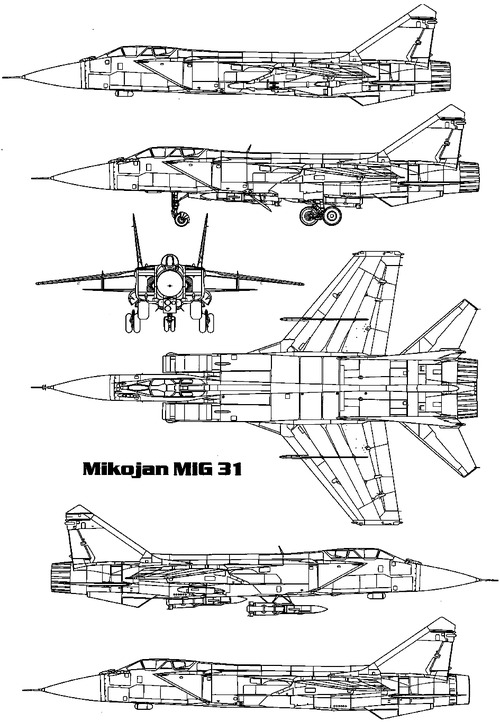 Mikoyan-Gurevich MiG-31 Foxhound [10]