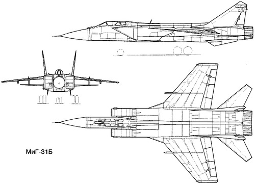 Mikoyan-Gurevich MiG-31BSM Foxhound