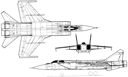 Mikoyan-Gurevich MiG-31FE Foxhound
