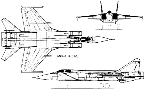 Mikoyan-Gurevich MiG-31FE Foxhound