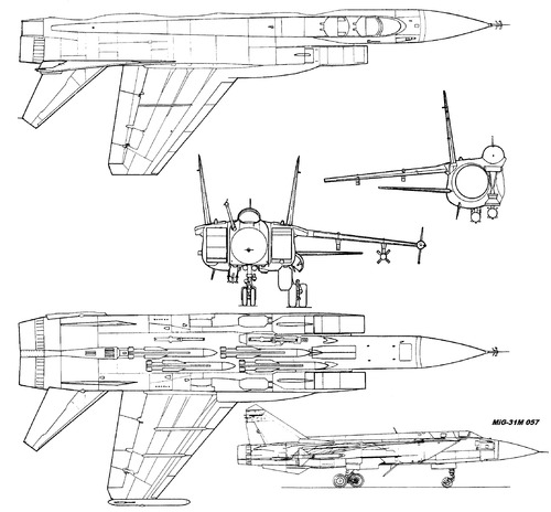 Mikoyan-Gurevich MiG-31M 057 Foxhound
