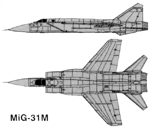Mikoyan-Gurevich MiG-31M Foxhound