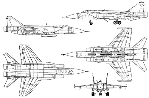 Mikoyan-Gurevich MiG-31M Foxhound