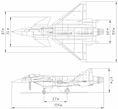 Mikoyan-Gurevich MiG 4.12 (light frontline fighter project)