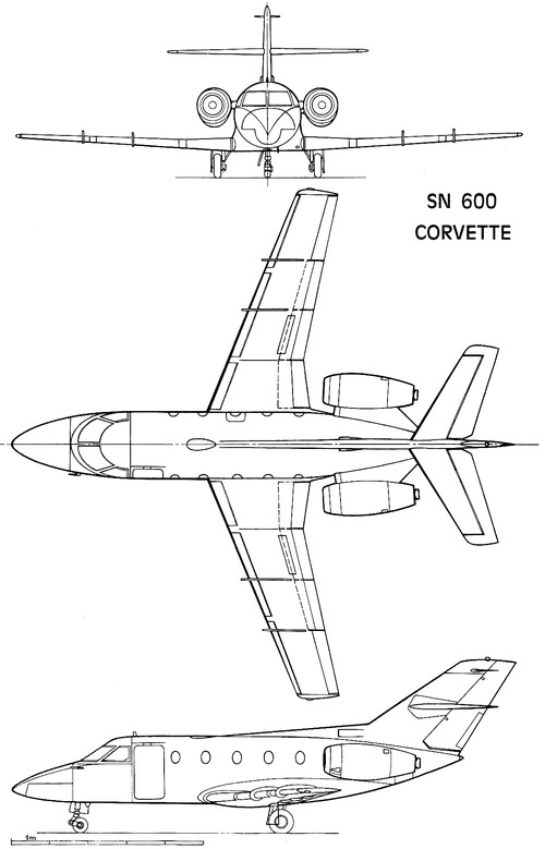Aerospatiale SN 600 Corvette