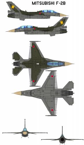 Mitsubishi F-2 B