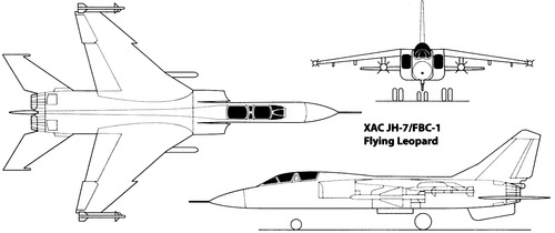 PLAAF Xian JH-7 Flying Leopard
