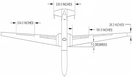 RQ-4A (Top view)