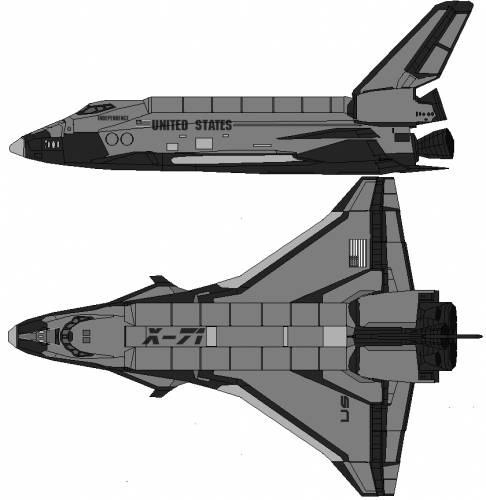 Space shuttle x-71 Independence