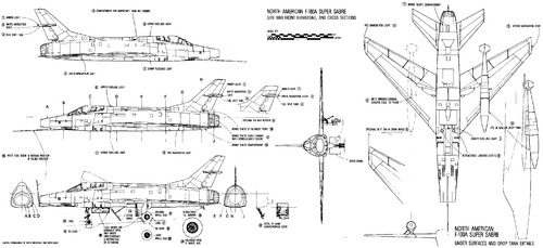 North American F-100A Super Saber