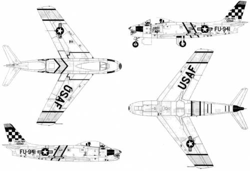 North american F-86F Sabre