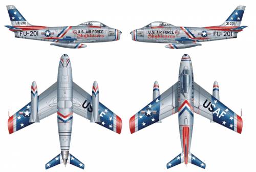 North American F-86F Sabre Jet