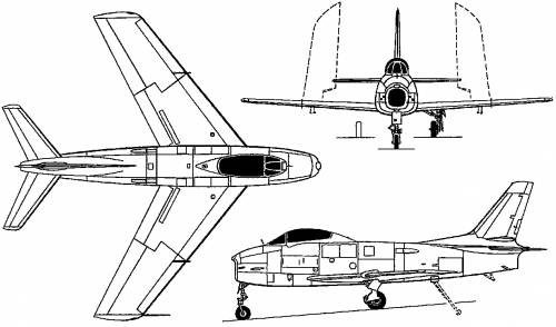 North American FJ-2, -3, -4 Fury (USA) (1952)
