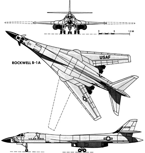 North American Rockwell B-1A Lancer