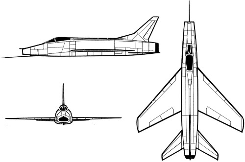 North American YF-100A Super Saber