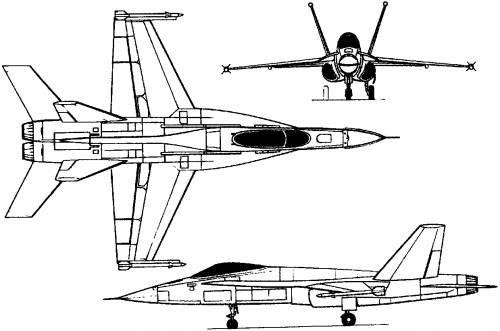 Northrop YF-17 (USA) (1974)