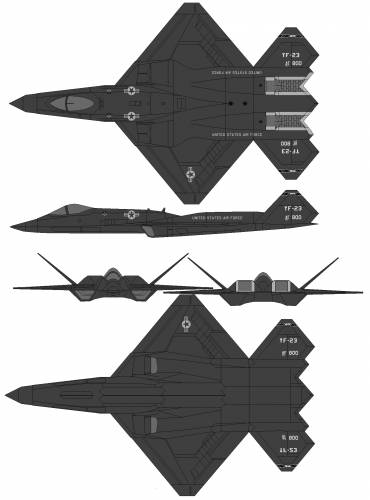 Northrop YF-23 A Black Widow II
