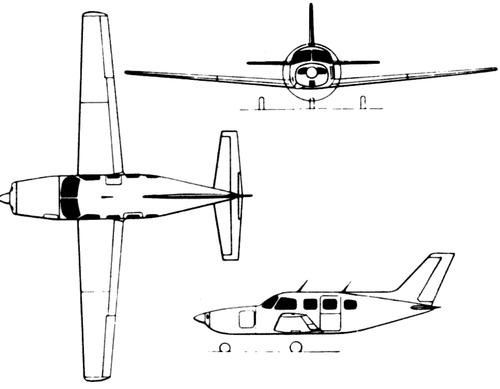 Piper PA-48-310P Malibu