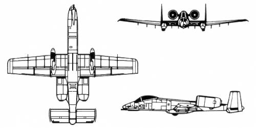 Fairchild Republic A-10a Thunderbolt II