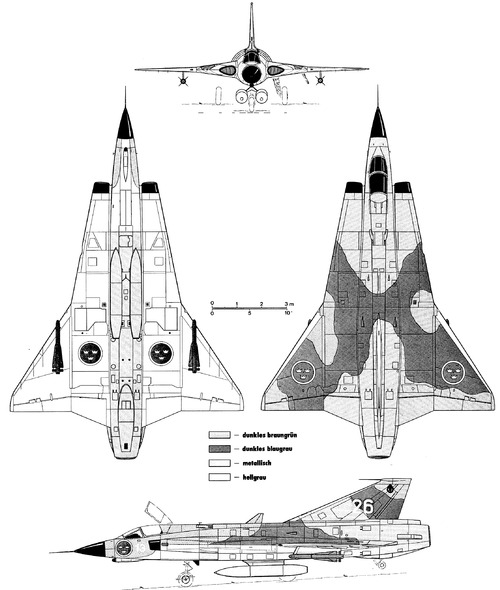 Saab J-35F Draken
