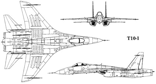 Sukhoi T-10-1 Flanker (1977)