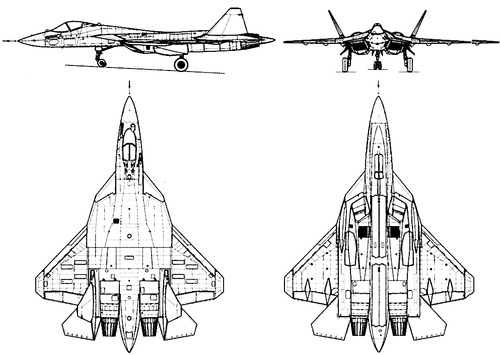 Sukhoi T-50-1