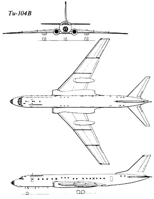 Tupolev Tu-104B Camel